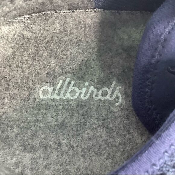Allbirds Tree Runners Navy Blue/White Thermoregulating Women Sneakers Sz 9W - Picture 9 of 10